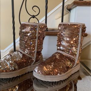 ✨Girls Ugg Sequin Boots